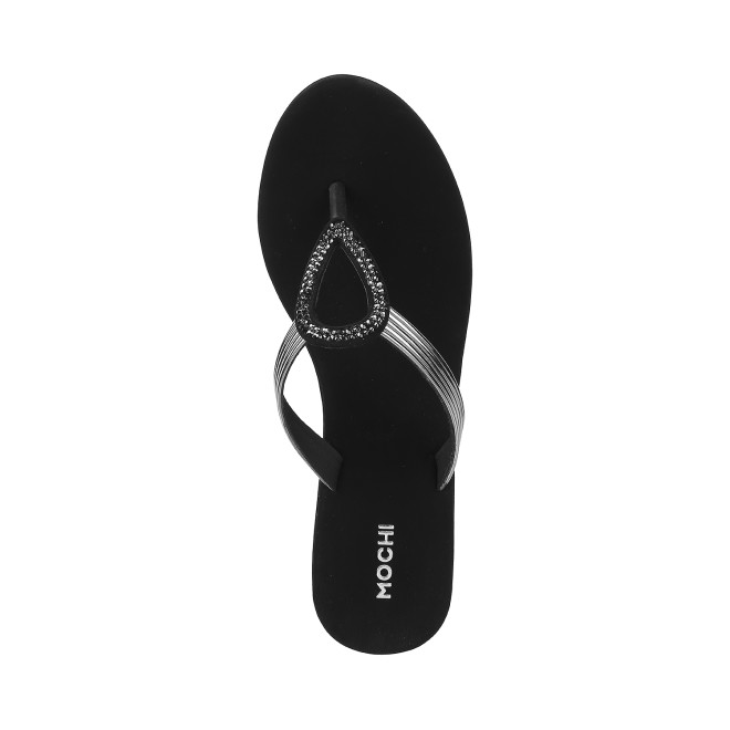 Mochi Women Black Casual Sandals (SKU: 35-800165-11-36)