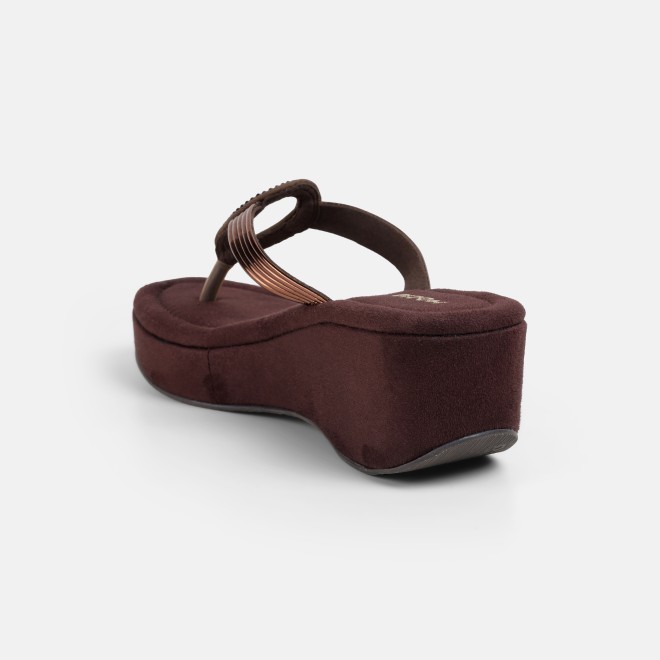 Mochi Women Bronze Casual Sandals (SKU: 35-800165-46-35)