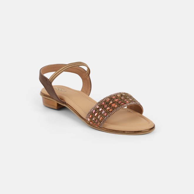 Mochi Women Antic-gold Wedding Sandals (SKU: 35-801419-28-36)