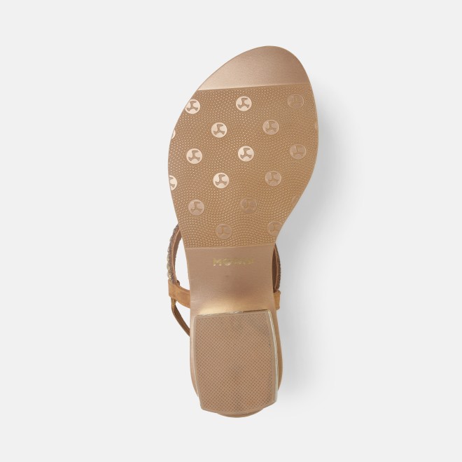 Mochi Women Antic-gold Casual Sandals (SKU: 35-801823-28-37)