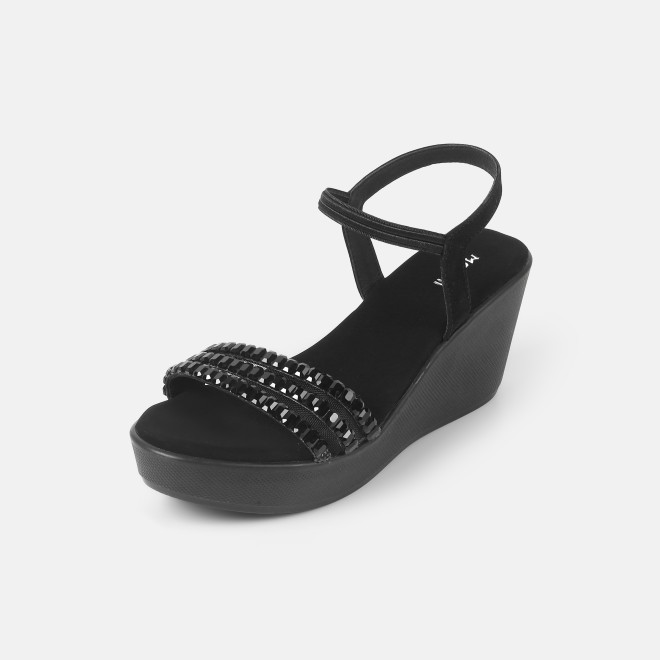 Mochi Women Black Party Sandals (SKU: 35-802059-11-36)