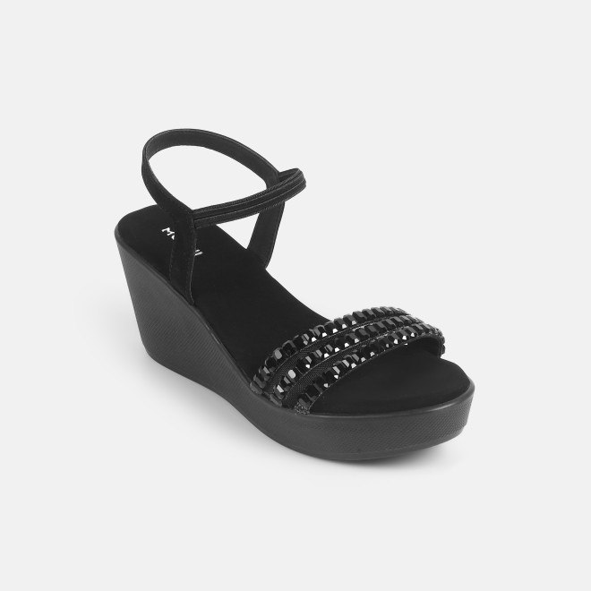Mochi Women Black Party Sandals (SKU: 35-802059-11-36)
