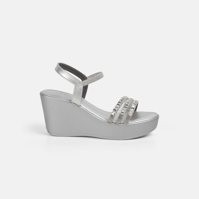 Mochi Women Silver Party Sandals (SKU: 35-802059-27-36)