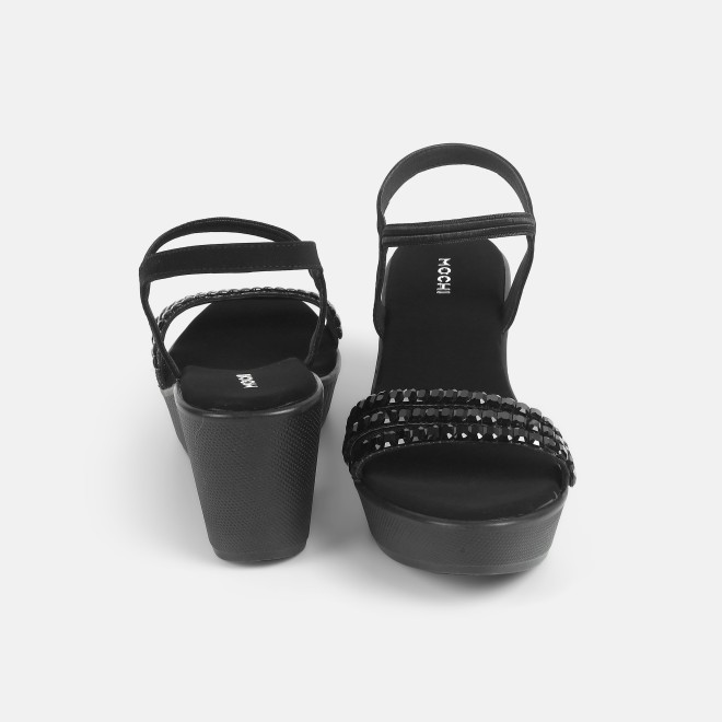 Mochi Women Black Party Sandals (SKU: 35-802059-11-36)