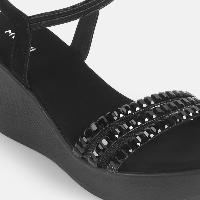 Mochi Women Black Party Sandals (SKU: 35-802059-11-36)