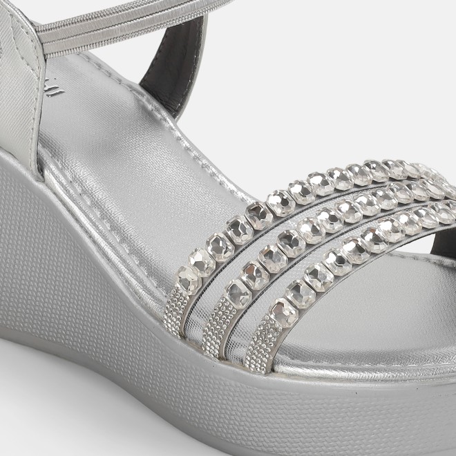Mochi Women Silver Party Sandals (SKU: 35-802059-27-36)