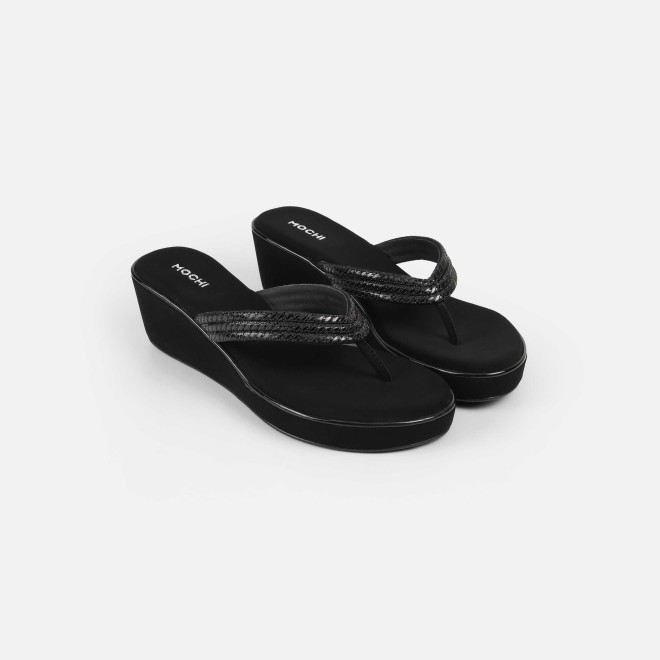 Mochi Women Black Party Slip Ons (SKU: 35-802435-11-35)