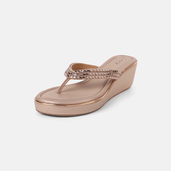 Mochi Women Rose-gold Casual Slip Ons (SKU: 35-802435-52-35)