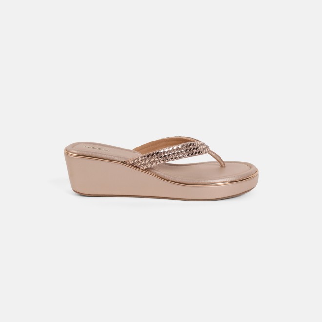 Mochi Women Rose-gold Casual Slip Ons (SKU: 35-802435-52-35)