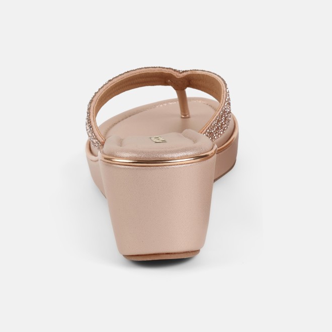 Mochi Women Rose-gold Casual Slip Ons (SKU: 35-802435-52-35)