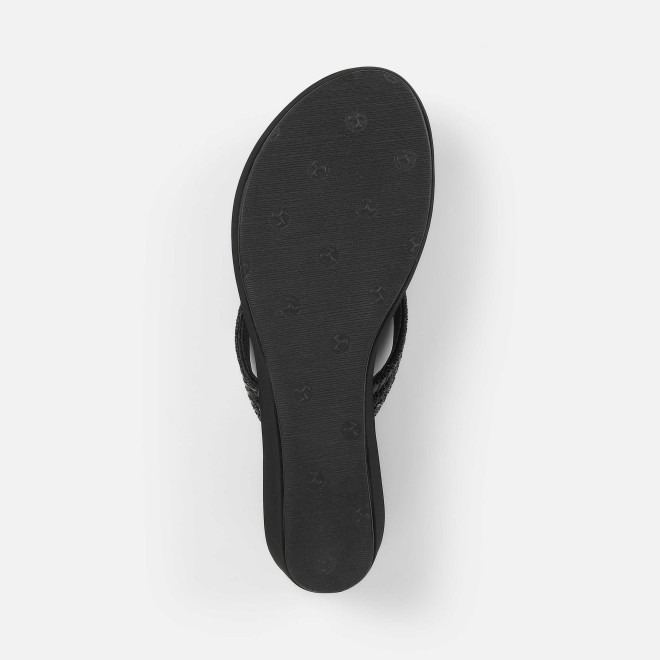 Mochi Women Black Party Slip Ons (SKU: 35-802435-11-35)