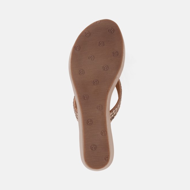 Mochi Women Rose-gold Casual Slip Ons (SKU: 35-802435-52-35)