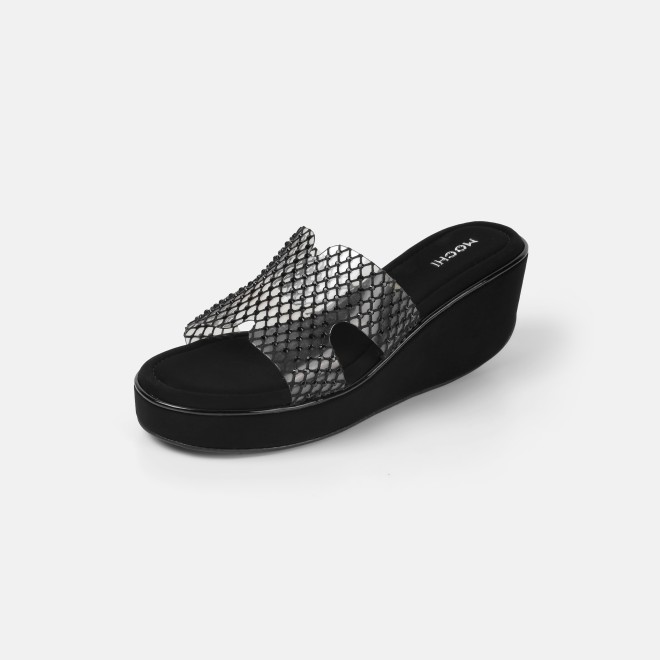 Mochi Women Black Casual Slip Ons (SKU: 35-802597-11-36)