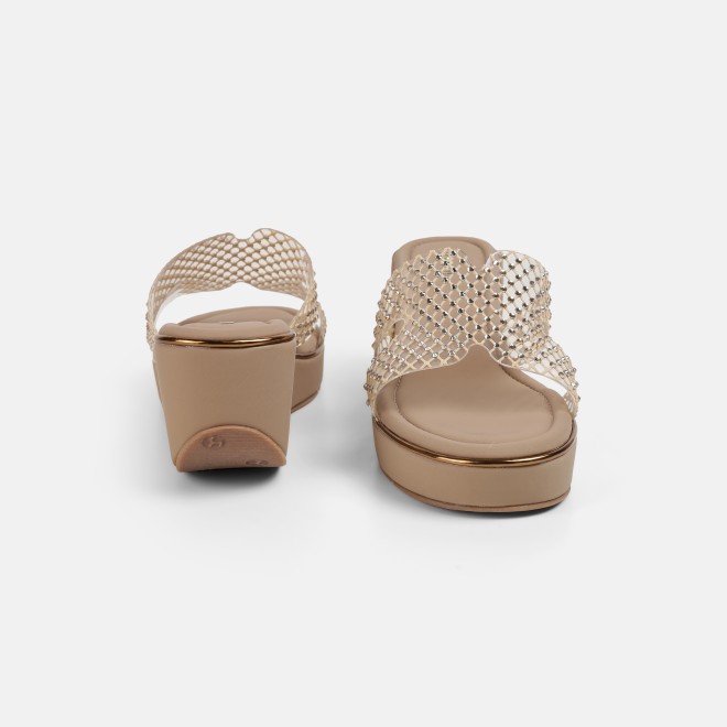 Mochi Women Beige Casual Slip Ons (SKU: 35-802597-20-35)