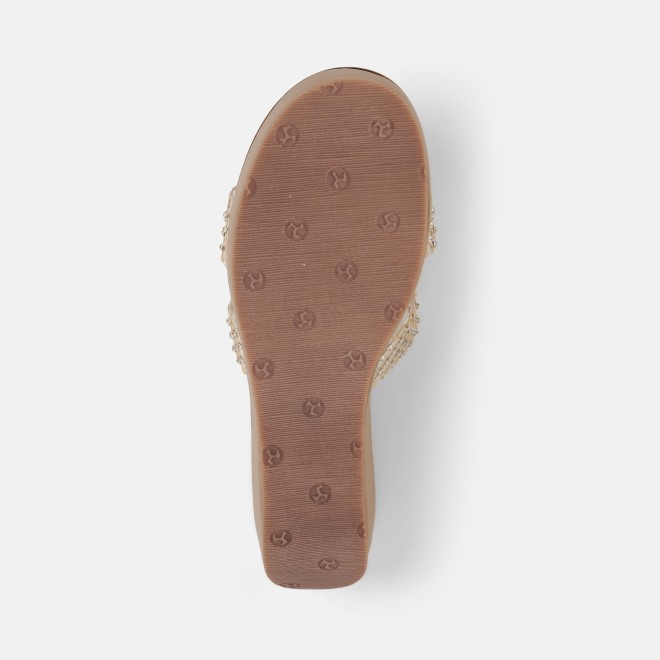 Mochi Women Beige Casual Slip Ons (SKU: 35-802597-20-35)