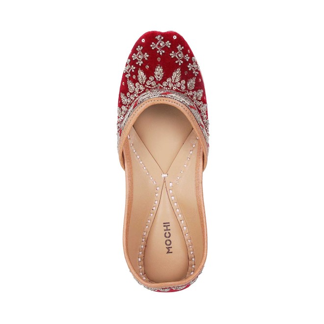Mochi Women Rani-Pink Ethnic Mojaris (SKU: 35-835-48-37)