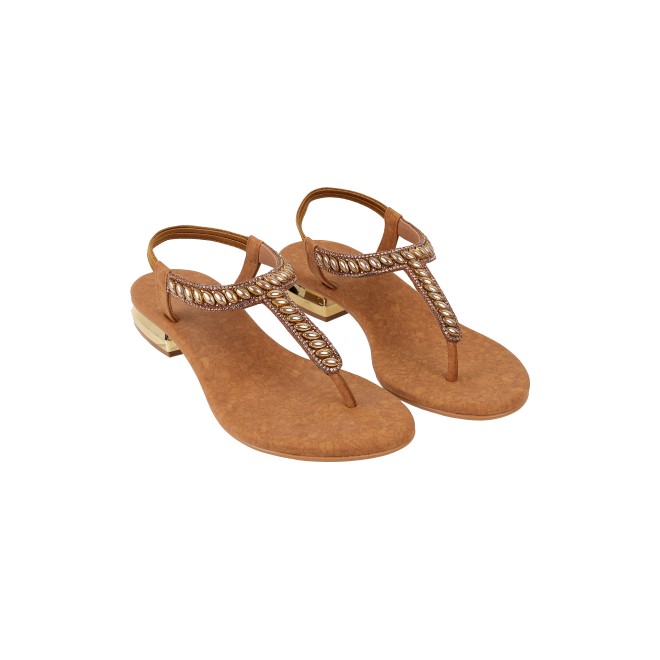 Mochi Women Antic-gold Casual Sandals (SKU: 35-901823-28-36)