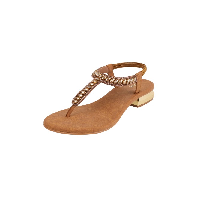 Mochi Women Antic-gold Casual Sandals (SKU: 35-901823-28-36)