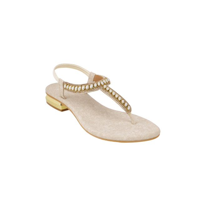 Mochi Women Beige Casual Sandals (SKU: 35-901823-20-36)