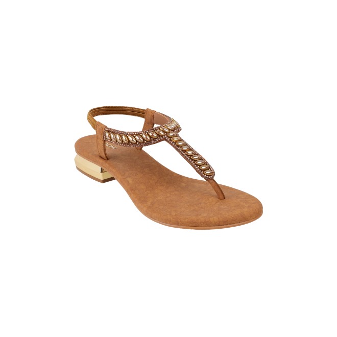 Mochi Women Antic-gold Casual Sandals (SKU: 35-901823-28-36)