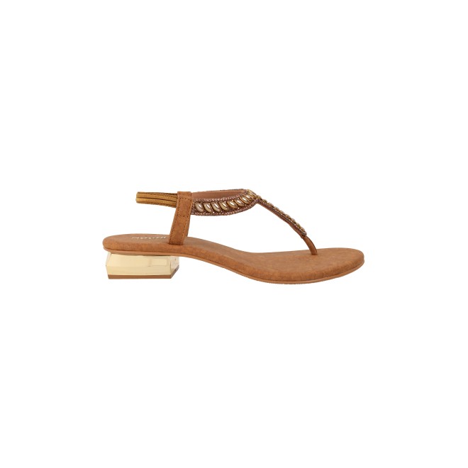 Mochi Women Antic-gold Casual Sandals (SKU: 35-901823-28-36)