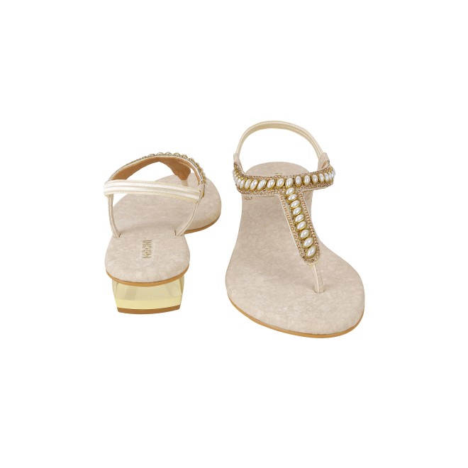 Mochi Women Beige Casual Sandals (SKU: 35-901823-20-36)