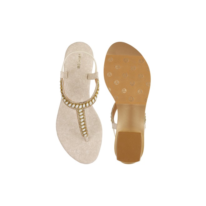 Mochi Women Beige Casual Sandals (SKU: 35-901823-20-36)