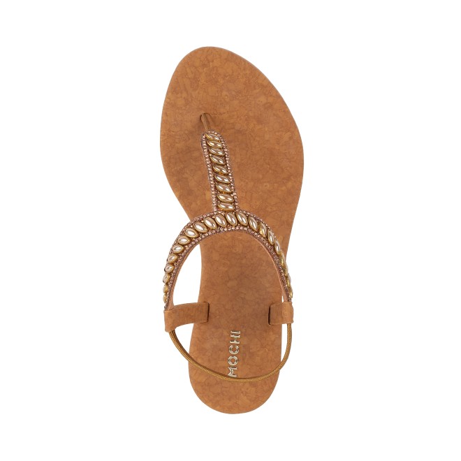 Mochi Women Antic-gold Casual Sandals (SKU: 35-901823-28-36)