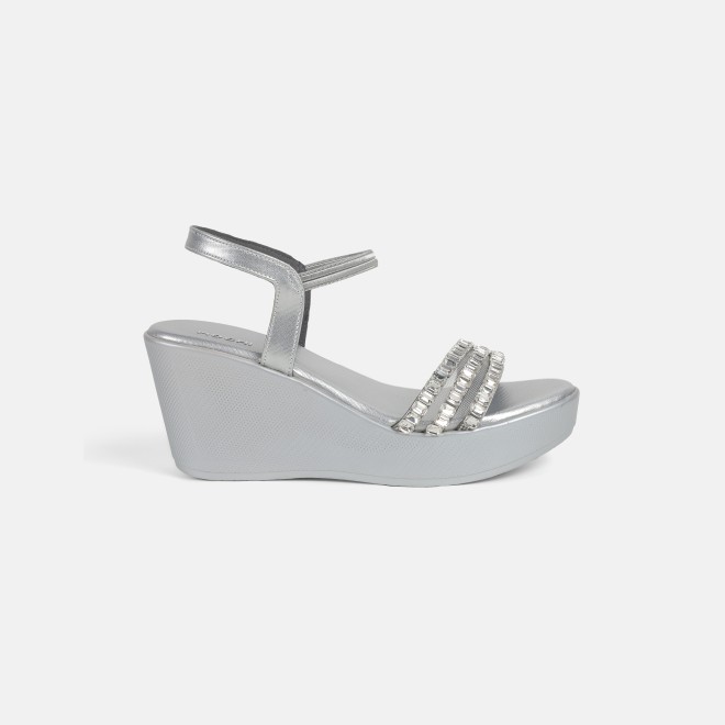 Mochi Women Silver Party Sandals (SKU: 35-902059-27-36)