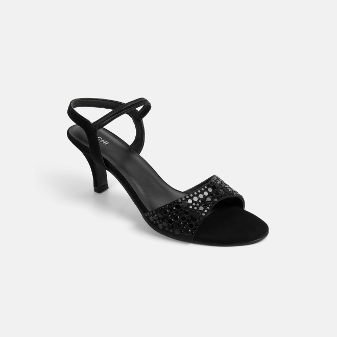 Mochi Women Black Party Sandals (SKU: 35-987-11-40)