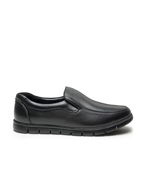Von Wellx Men Black Formal Moccasin (SKU: 356-660060-11-42)