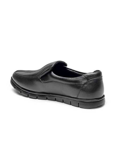 Von Wellx Men Black Formal Moccasin (SKU: 356-660060-11-42)