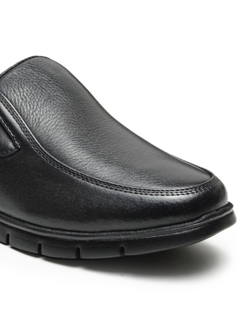 Von Wellx Men Black Formal Moccasin (SKU: 356-660060-11-42)