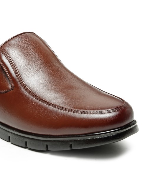 Von Wellx Men Tan Formal Moccasin (SKU: 356-660060-23-41)