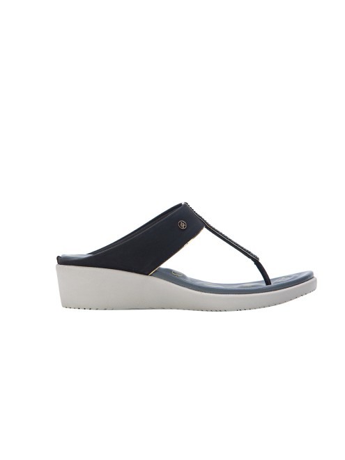 Von Wellx Women Black Casual Slippers (SKU: 357-22011-11-39)