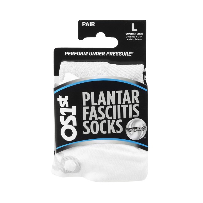 OS1st FS4 Plantar Fasciitis - 1/4 Crew Sock             (SKU: 358-4003-16-12)