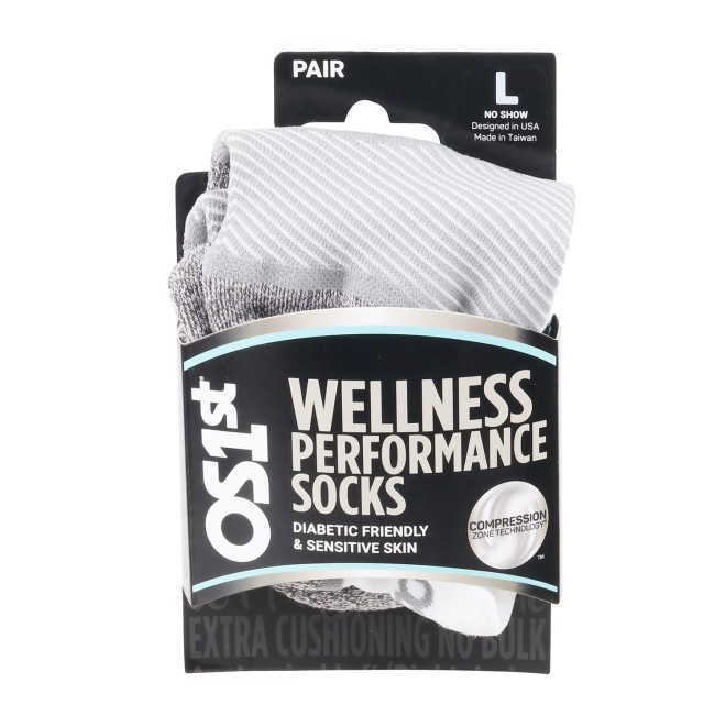 OS1st WP4 Wellness Performance Sock - No Show (SKU: 358-4004-16-12)