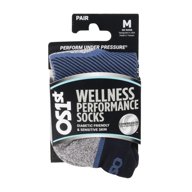 OS1st WP4 Wellness Performance Sock - No Show (SKU: 358-4004-17-7)
