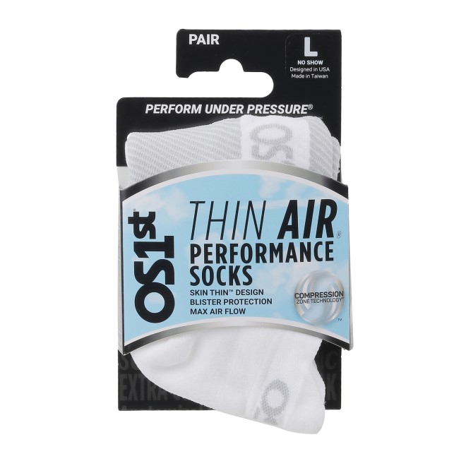 OS1st TA4 Thin Air Socks No Show (SKU: 358-4009-16-12)