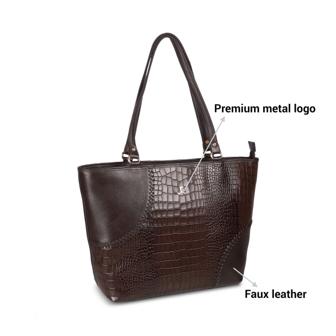 Mochi Women Brown Hand Bags Tote bag (SKU: 37-41-12-10)