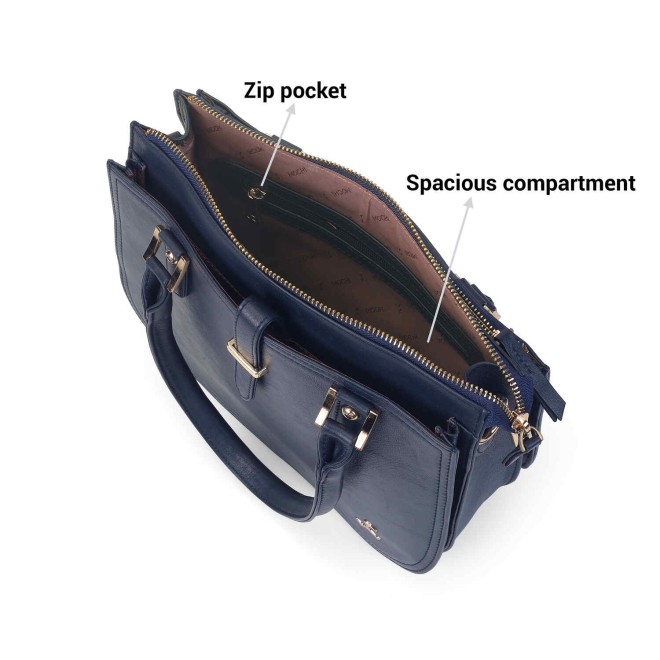Mochi Women Navy Blue Formal Sling Bag (SKU: 37-42-17-10) Mochi Women Navy Blue Formal Sling Bag (SKU: 37-42-17-10)