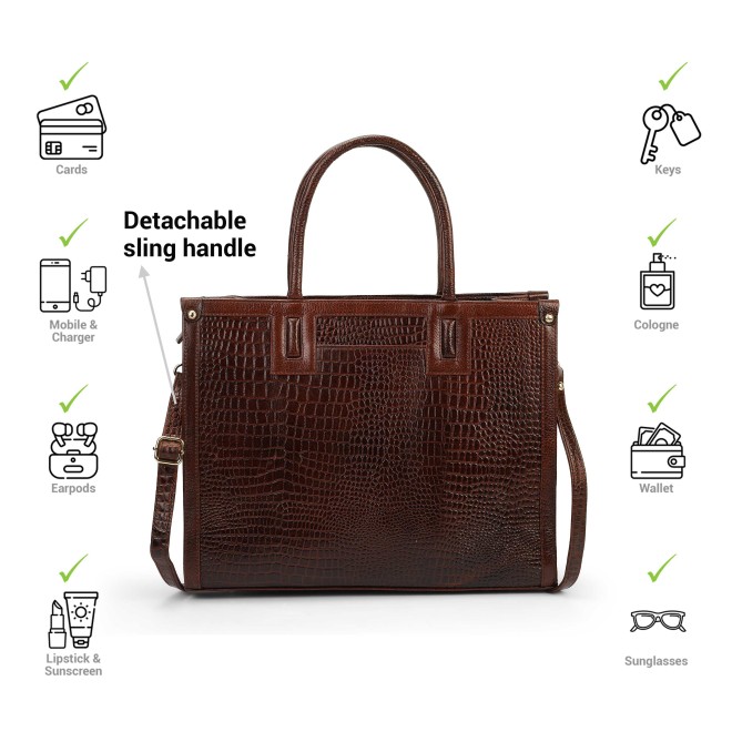 Mochi Women Brown Satchel Bag (SKU: 37-70-12-10)