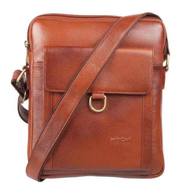 Mochi Women Tan Zip Top Sling
