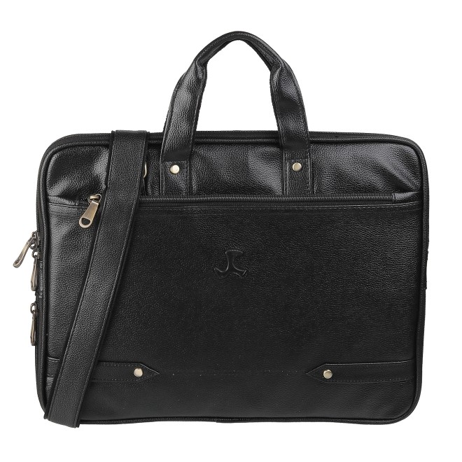 Mochi Unisex Black Satchel Bag