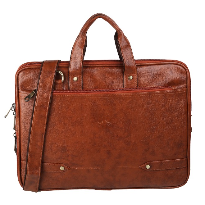 Mochi Unisex Tan Satchel Bag