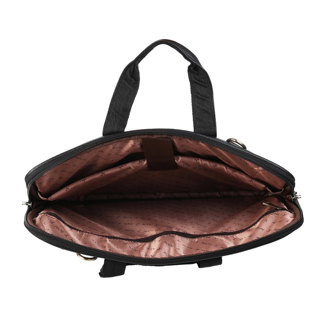 Mochi Unisex Black Satchel Bag (SKU: 37-7812-11-10)