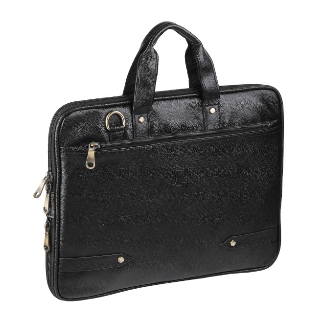 Mochi Unisex Black Satchel Bag (SKU: 37-7812-11-10)