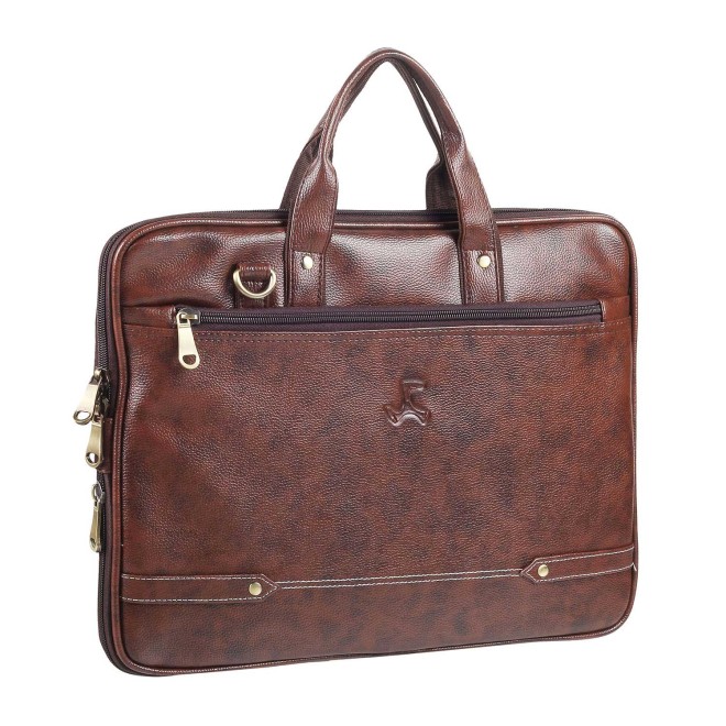 Mochi Unisex Brown Satchel Bag (SKU: 37-7812-12-10)