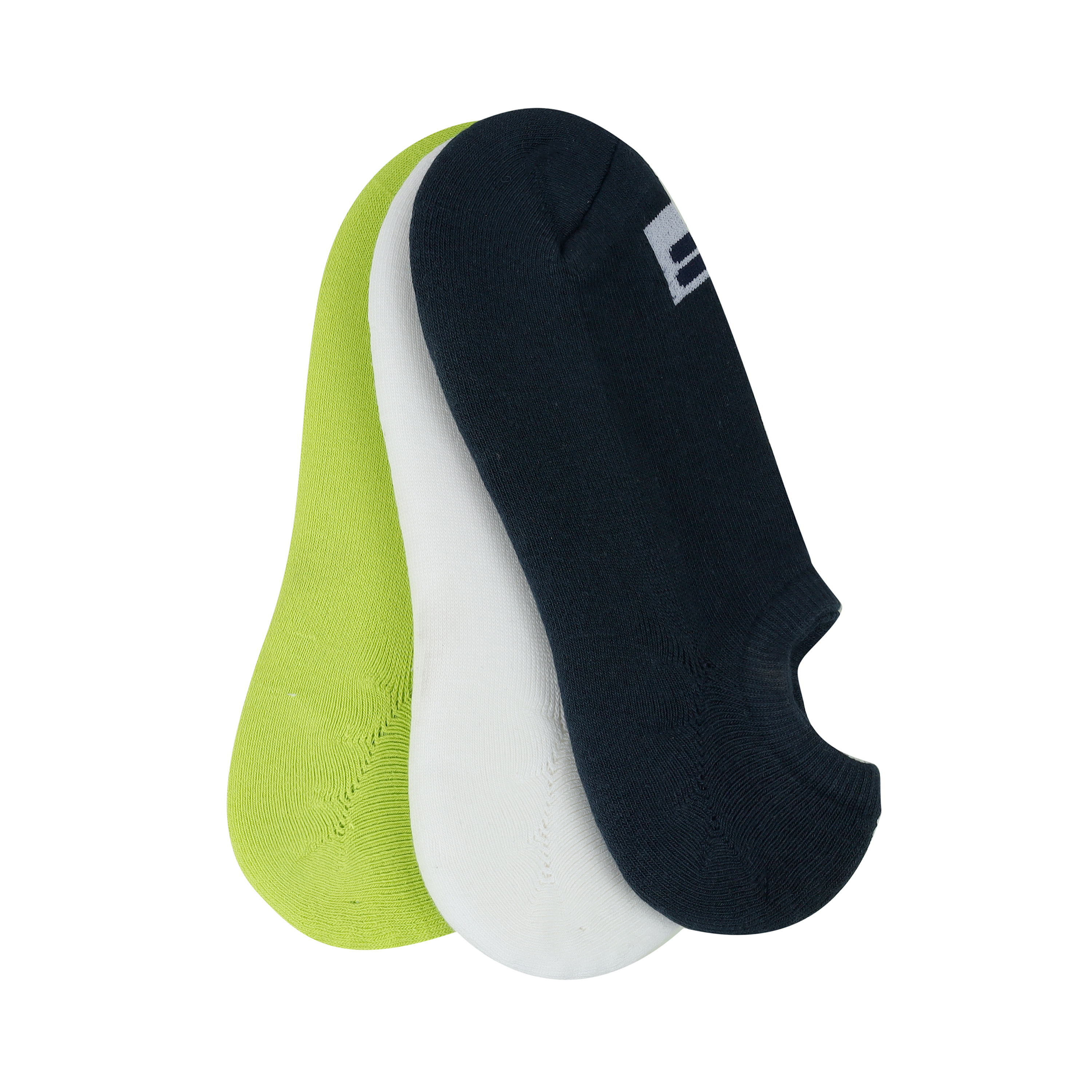 Fila Men Navy Loafer Socks Pack Of 3