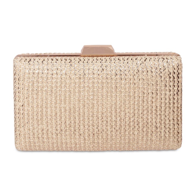 Mochi Women Gold Hand Bags Clutches (SKU: 38-114-15-10)